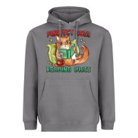Storm purrfect cozy reading vibes Heavyweight Hoodie - MaliasSmallBusiness