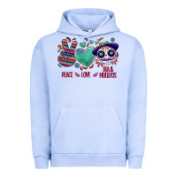 Pigment Grape Ice Peace love dia de los muertos Urban Hoodie - NancyCooperArtShop