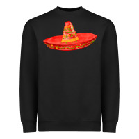 Black red sombrero fa element Heavyweight Sweatshirt - FaDigitalArtStudio