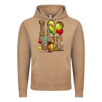 Vintage Coffee love softball Vintage Hoodie - Zillion Design Studio