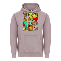 Vintage Zinc love softball Vintage Hoodie - Zillion Design Studio