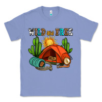 Colony Blue wild and free camp Classic Tee - AdoDesignShop