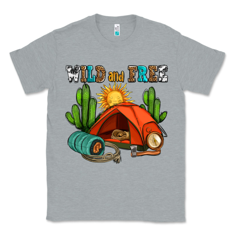 Wild And Free Camp Classic Tee by AdoDesignShop | Teevron