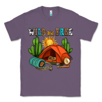 Lavender wild and free camp Classic Tee - AdoDesignShop