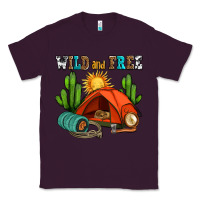 Plum wild and free camp Classic Tee - AdoDesignShop