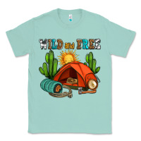 Seafoam wild and free camp Classic Tee - AdoDesignShop
