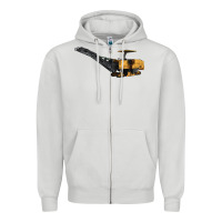 Dove Grey Cold Planer Zipper Hoodie - LillyAllenDesigns