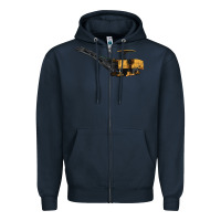 Navy Cold Planer Zipper Hoodie - LillyAllenDesigns
