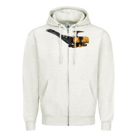 Oatmeal Heather Cold Planer Zipper Hoodie - LillyAllenDesigns