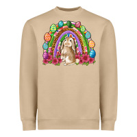 Mushroom Easter rainbow Bunny Easter Day Heavyweight Sweatshirt - Neo Western