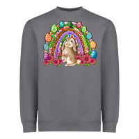 Storm Easter rainbow Bunny Easter Day Heavyweight Sweatshirt - Neo Western