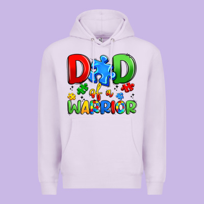 Dad Of A Warrior Premium Hoodie Designed By Artiststas