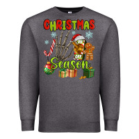 Charcoal Heather christmas season Premium Sweatshirt - MaliasSmallBusiness