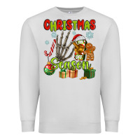 Dove Grey christmas season Premium Sweatshirt - MaliasSmallBusiness