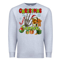 Heather Grey christmas season Premium Sweatshirt - MaliasSmallBusiness
