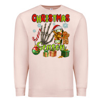 Pale Pink christmas season Premium Sweatshirt - MaliasSmallBusiness