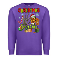 Purple christmas season Premium Sweatshirt - MaliasSmallBusiness