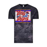Cloud Black stars and stripes tumbler Vintage Tee - HRA Design Shop