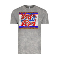 Cloud Rock stars and stripes tumbler Vintage Tee - HRA Design Shop