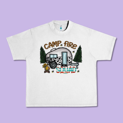Camp Fire Squad Urban Heavy Tee Designed By Cowhidedigitalart
