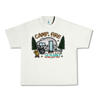 Pistachio camp fire squad Urban Heavy Tee - CowhideDigitalArt