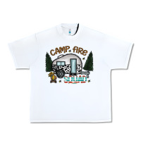 White camp fire squad Urban Heavy Tee - CowhideDigitalArt