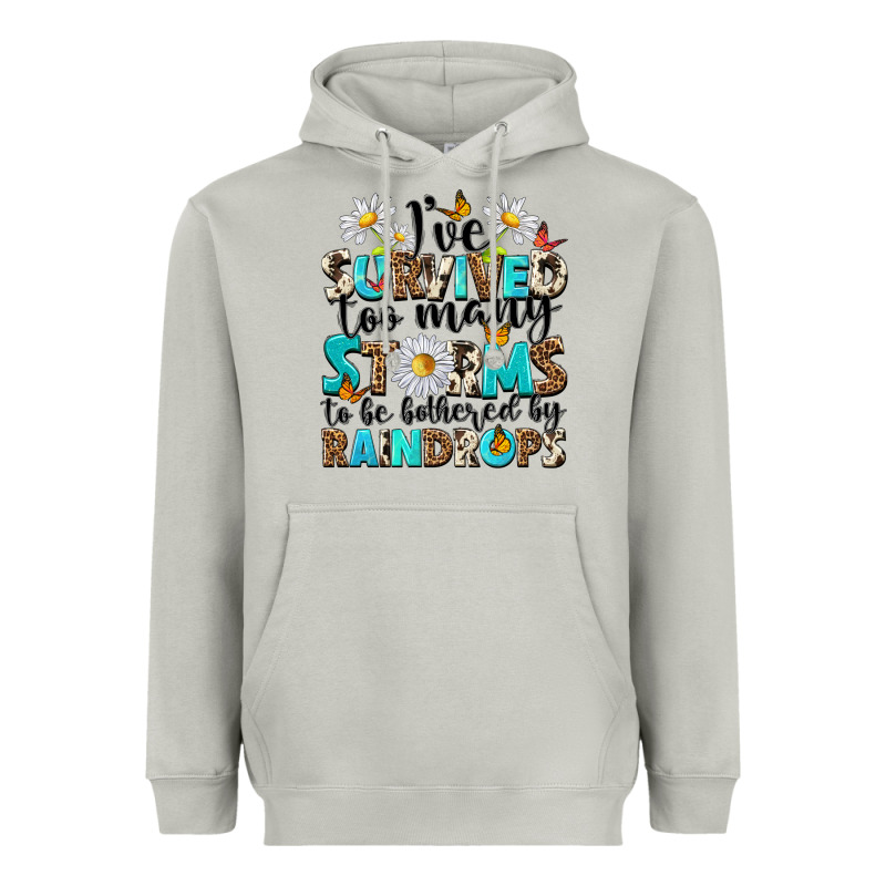 Ive Survived Too Many Storms To Be Bothered By Rai Heavyweight Hoodie by NancyCooperArtShop | Teevron