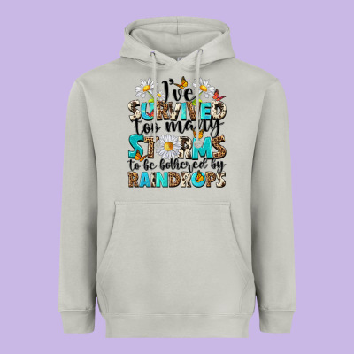 Ive Survived Too Many Storms To Be Bothered By Rai Heavyweight Hoodie Designed By Nancycooperartshop