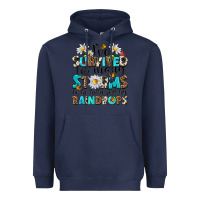 Navy ive survived too many storms to be bothered by rai Heavyweight Hoodie - NancyCooperArtShop