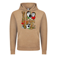 Love Soccer Vintage Hoodie | Teevron