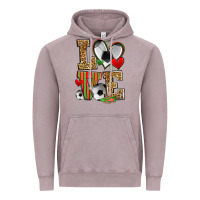 Vintage Zinc love soccer Vintage Hoodie - Zillion Design Studio