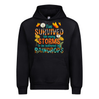 Black I've Survived Too Many Storms Urban Hoodie - texasbilliewilder