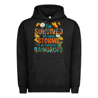 Pigment Black I've Survived Too Many Storms Urban Hoodie - texasbilliewilder