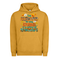 Pigment Peanut Butter I've Survived Too Many Storms Urban Hoodie - texasbilliewilder