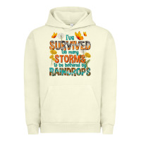 Pigment Pistachio I've Survived Too Many Storms Urban Hoodie - texasbilliewilder