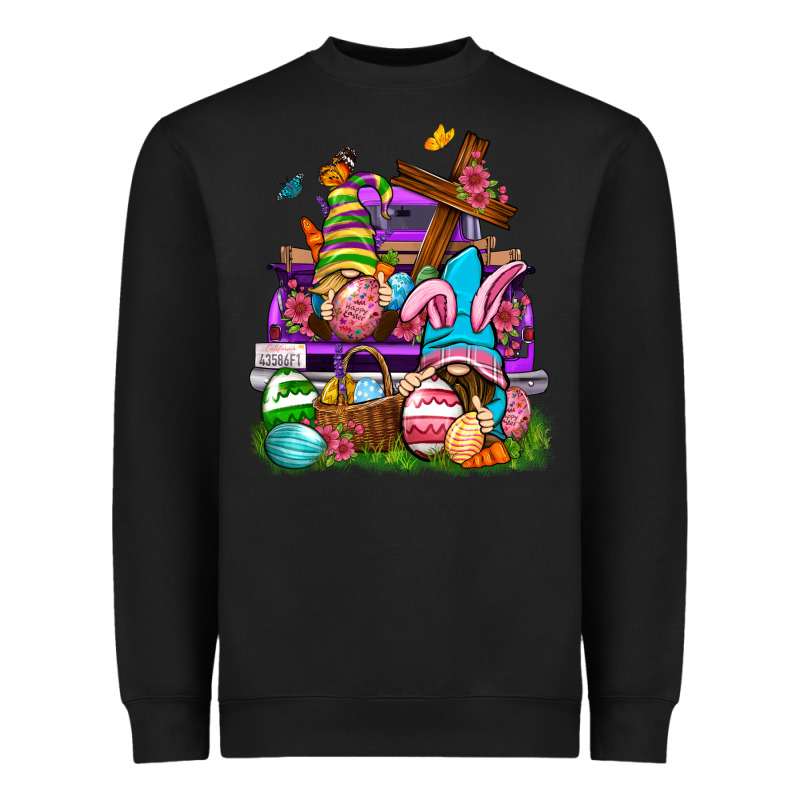 Easter Gnomies Truck Easter Day Heavyweight Sweatshirt by Neo Western | Teevron