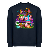 Navy Easter gnomies truck Easter Day Heavyweight Sweatshirt - Neo Western