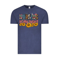 Vintage Denim nursing in my heart Vintage Tee - FaDigitalArtStudio