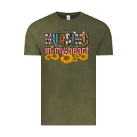 Vintage Olive nursing in my heart Vintage Tee - FaDigitalArtStudio
