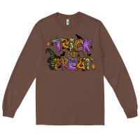 Chestnut trick or treat Long Sleeve Tee - BundleAndBundleShop