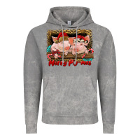 Cloud Rock merry pig mas Vintage Hoodie - RanaPortraitStore