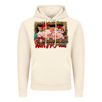 Vintage Artic merry pig mas Vintage Hoodie - RanaPortraitStore