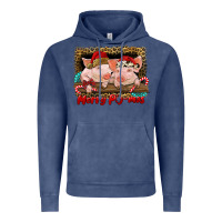 Vintage Denim merry pig mas Vintage Hoodie - RanaPortraitStore