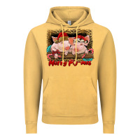 Vintage Mustard merry pig mas Vintage Hoodie - RanaPortraitStore