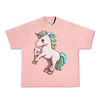 Salmon cute unicorn Urban Heavy Tee - FaDigitalArtStudio