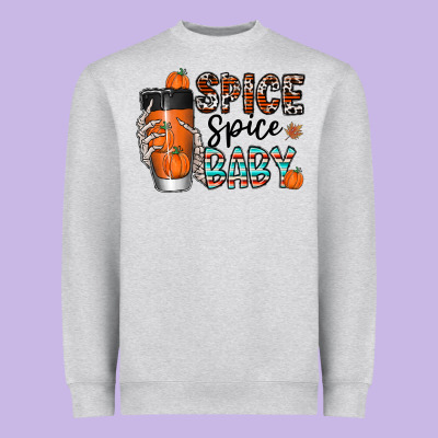 Spice Spice Baby Heavyweight Sweatshirt Designed By Cowhidedigitalart