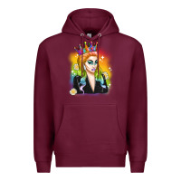 Burgundy drag queen Premium Hoodie - Artiststas