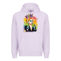 Lilac drag queen Premium Hoodie - Artiststas