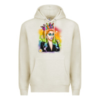 Oatmeal Heather drag queen Premium Hoodie - Artiststas