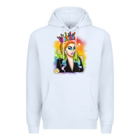 White drag queen Premium Hoodie - Artiststas